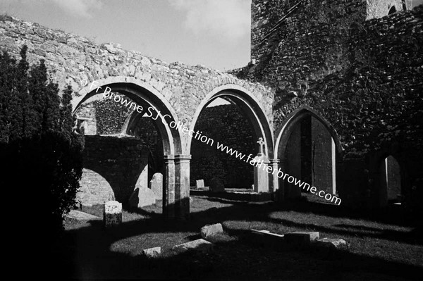 KILCONNELL ABBEY IN THE CLOISTERS